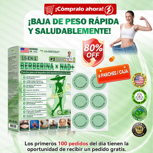 🇺🇸 Probado y Verificado en Calidad 💃 𝐆𝑳𝑶𝗥𝗘𝙉𝐃𝗔®𝐏𝐚𝒓𝒄𝒉𝗲 𝗠𝗲𝙩𝙖𝙗ó𝒍𝒊𝒄𝐨 𝐝𝐞 𝐁𝐞𝒓𝒃𝒆𝙧𝙞𝙣𝒂 𝐝𝐞 𝐌ú𝗹𝘁𝗶𝙥𝙡𝙚𝙨 𝙑í𝒂𝒔 (𝐒𝐨𝐥𝐨 𝑢𝑛𝑎 𝑣𝑒𝑧 𝑎𝑙 𝑑í𝑎, 𝐜𝐨𝐦𝐨𝐝𝐨𝐬 𝐯𝐢𝐬𝐢𝐛𝐥𝐞𝐬 𝐞𝐧 𝟕 𝐝í𝐚𝐬) ✅ Para 𝐨𝐛𝐞𝐬𝐢𝐝𝐚𝐝, 🅛🅞🅞🅢🅔 🅢🅚🅘🅝, 𝐝𝐢𝐚𝐛𝐞𝐭𝐞𝐬, 𝐚𝐩𝐧𝐞𝐚 𝐝𝐞 𝐥𝐚 𝐬𝐥𝐞𝐞𝐩, 𝐩𝐫𝐨𝐛𝐥𝐞𝐦𝐚𝐬 𝐝𝐞 𝐣𝐨𝐢𝐧𝐭𝐬, 𝐲 𝐦á𝐬